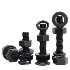 **4.6 Grade, 8.8 Grade, 10.9 Grade Zinc-Plated Hex Bolts & Nuts Set – High Strength Carbon Steel Fasteners for Steel Structures and Construction**