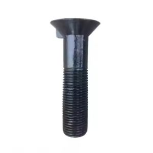 Special M20 High-Tensile Steel DIN 604 Black Oxide Flat Countersunk Pointed Tip Bolt
