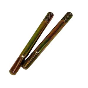 High Strength Grade 8.8/10.9 Steel Double End Stud Bolt Zinc-Plated M12/M16 DIN Standard