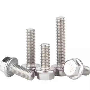 Gr5 Titanium Alloy Hex Flange Bolt | DIN6921 Standard