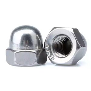 🔩 Hexagon Dome Nuts – Stainless Steel, Alloy, Carbon Steel | Custom Sizes & Finishes